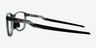 Oakley Futurity Rs Gray Eco-friendlyEyeglass Frames from EyeBuyDirect, Side View