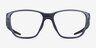 Oakley Futurity Rs Matte Blue Steel Eco-friendlyEyeglass Frames from EyeBuyDirect, Front View