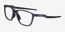 Oakley Futurity Rs Matte Blue Steel Eco-friendlyEyeglass Frames from EyeBuyDirect, Angle View