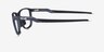 Oakley Futurity Rs Matte Blue Steel Eco-friendlyEyeglass Frames from EyeBuyDirect, Side View