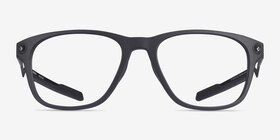 Oakley Cerebral Noir Éco-responsable Montures de lunettes de vue d'EyeBuyDirect, Vue de Face