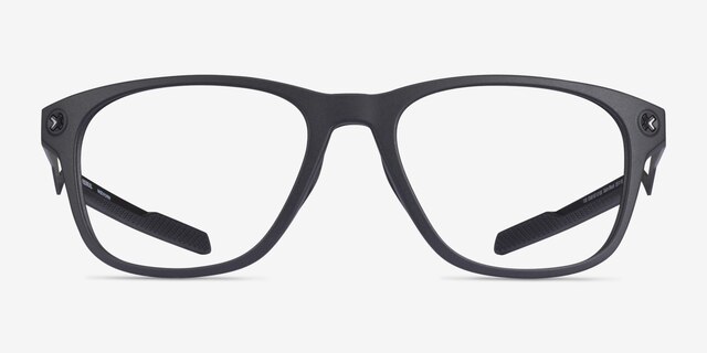 Oakley Cerebral Black Eco-friendlyEyeglass Frames from EyeBuyDirect, Front View