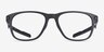 Oakley Cerebral Black Eco-friendlyEyeglass Frames from EyeBuyDirect, Front View