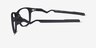 Oakley Cerebral Black Eco-friendlyEyeglass Frames from EyeBuyDirect, Side View