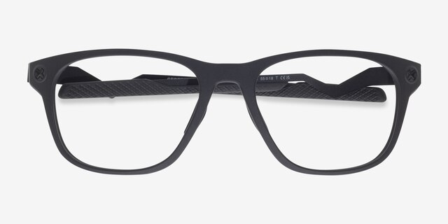 Oakley Cerebral Black Eco-friendlyEyeglass Frames from EyeBuyDirect, Closed View