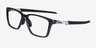 Oakley Double Down Black PlasticEyeglass Frames from EyeBuyDirect, Angle View