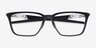 Oakley Double Down Black PlasticEyeglass Frames from EyeBuyDirect, Closed View