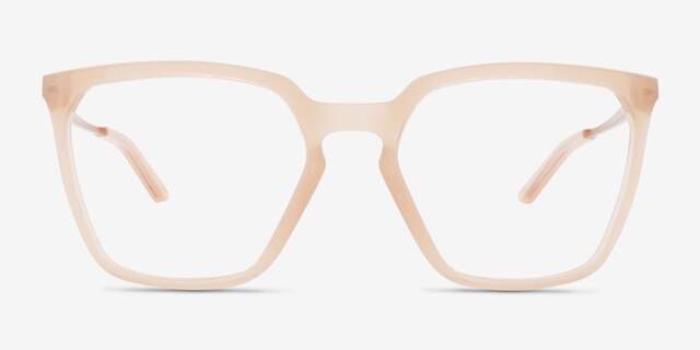 Oakley Bmng Sq Coral Eco-friendlyEyeglass Frames from EyeBuyDirect, Front View