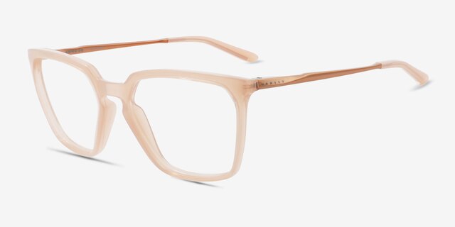 Oakley Bmng Sq Coral Eco-friendlyEyeglass Frames from EyeBuyDirect, Angle View