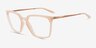 Oakley Bmng Sq Coral Eco-friendlyEyeglass Frames from EyeBuyDirect, Angle View