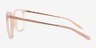 Oakley Bmng Sq Coral Eco-friendlyEyeglass Frames from EyeBuyDirect, Side View