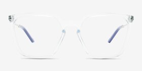 Oakley Bmng SQ Transparent Éco-responsable Montures de lunettes de vue d'EyeBuyDirect, Vue de Face