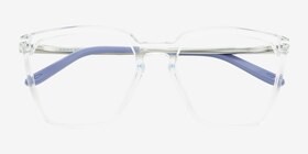 Oakley Bmng SQ Transparent Éco-responsable Montures de lunettes de vue d'EyeBuyDirect, Vue Rapprochée