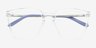 Oakley Bmng Sq Clear Eco-friendlyEyeglass Frames from EyeBuyDirect, Closed View