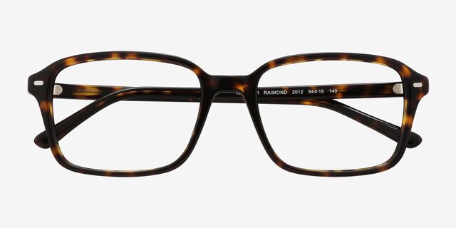 Ray-Ban RB5431 Raimond Tortoise AcetateEyeglass Frames from EyeBuyDirect, Closed View