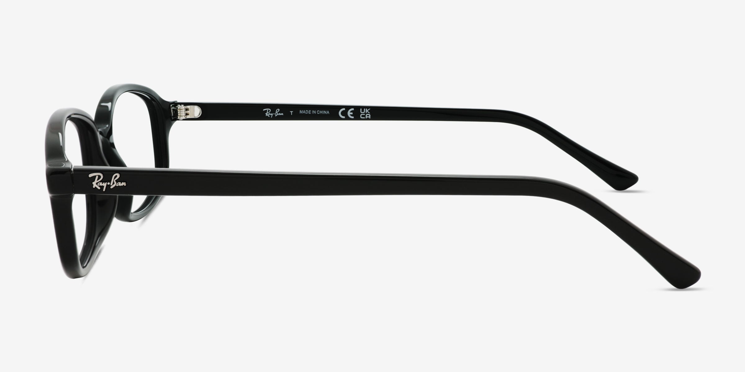 Ray-Ban RB5432 Sam - Oval Black Frame Eyeglasses | Eyebuydirect Canada