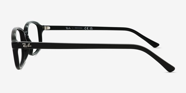 Ray-Ban RB5432 Sam Black AcetateEyeglass Frames from EyeBuyDirect, Side View