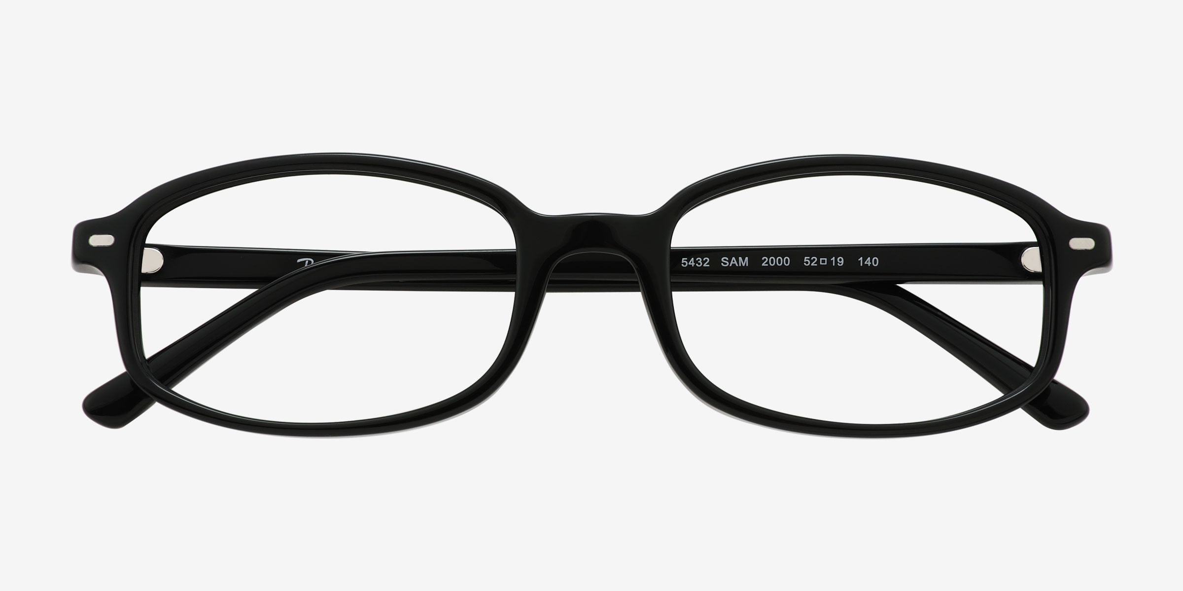 Ray-Ban RB5432 Sam - Oval Black Frame Eyeglasses | Eyebuydirect Canada