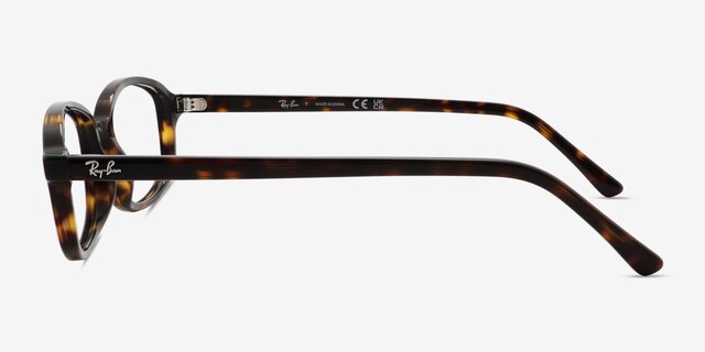 Ray-Ban RB5432 Sam Tortoise AcetateEyeglass Frames from EyeBuyDirect, Side View