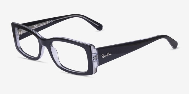 Ray-Ban RB5434 Miriam Black AcetateEyeglass Frames from EyeBuyDirect, Angle View