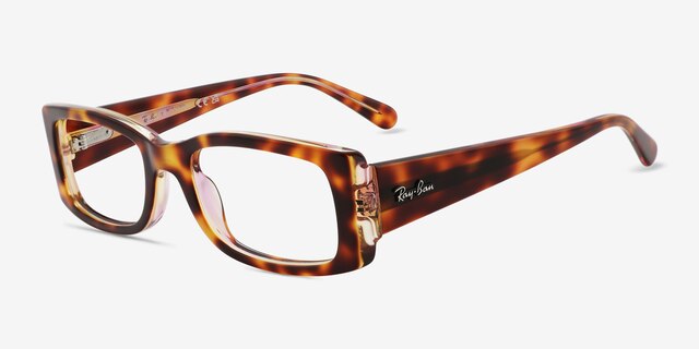Ray-Ban RB5434 Miriam Tortoise AcetateEyeglass Frames from EyeBuyDirect, Angle View