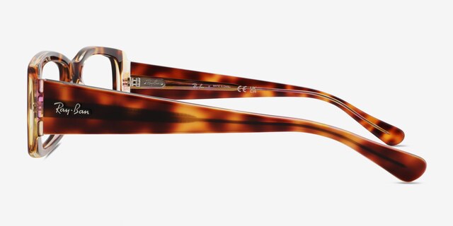 Ray-Ban RB5434 Miriam Tortoise AcetateEyeglass Frames from EyeBuyDirect, Side View