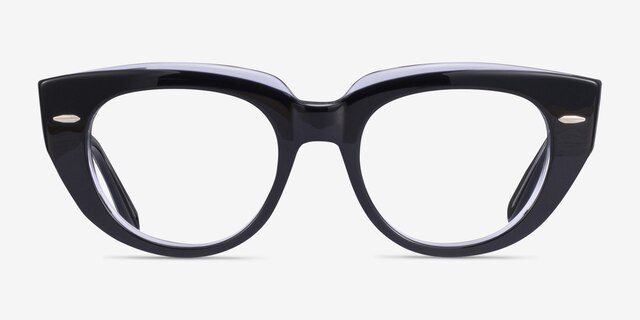 Ray-Ban RB5586 Doreen Black AcetateEyeglass Frames from EyeBuyDirect, Front View
