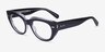 Ray-Ban RB5586 Doreen Black AcetateEyeglass Frames from EyeBuyDirect, Angle View