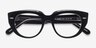 Ray-Ban RB5586 Doreen Black AcetateEyeglass Frames from EyeBuyDirect, Closed View