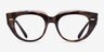 Ray-Ban RB5586 Doreen Tortoise AcetateEyeglass Frames from EyeBuyDirect, Front View