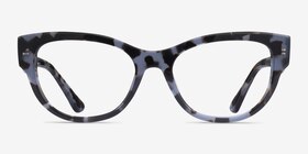 Vogue Eyewear VO5604 Blue Tortoise Acétate Montures de lunettes de vue d'EyeBuyDirect, Vue de Face