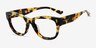 Vogue Eyewear VO5605 Tortoise AcetateEyeglass Frames from EyeBuyDirect, Angle View