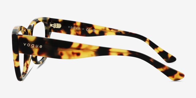 Vogue Eyewear VO5605 Tortoise AcetateEyeglass Frames from EyeBuyDirect, Side View