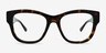 Vogue Eyewear VO5605 Dark Tortoise AcetateEyeglass Frames from EyeBuyDirect, Front View