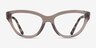 Vogue Eyewear VO5610B Brown Eco-friendlyEyeglass Frames from EyeBuyDirect, Front View