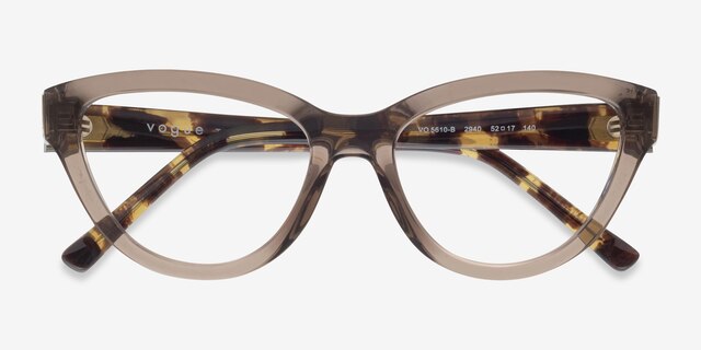 Vogue Eyewear VO5610B Brown Eco-friendlyEyeglass Frames from EyeBuyDirect, Closed View