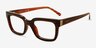 Vogue Eyewear VO5611B Striped Eco-friendlyEyeglass Frames from EyeBuyDirect, Angle View