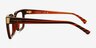 Vogue Eyewear VO5611B Striped Eco-friendlyEyeglass Frames from EyeBuyDirect, Side View