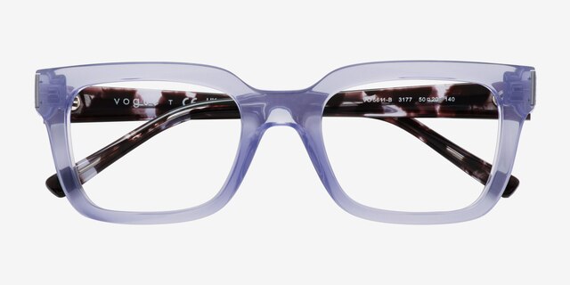 Vogue Eyewear VO5611B Purple Eco-friendlyEyeglass Frames from EyeBuyDirect, Closed View