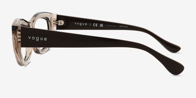 Vogue Eyewear VO5615 Brown Eco-friendlyEyeglass Frames from EyeBuyDirect, Side View