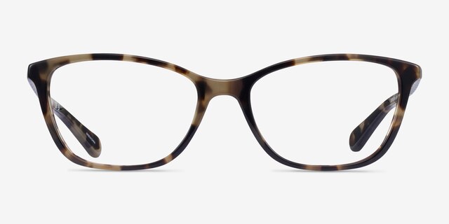 Coach HC6121 Gray Green Tortoise AcetateEyeglass Frames from EyeBuyDirect, Front View