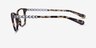 Coach HC6121 Gray Green Tortoise AcetateEyeglass Frames from EyeBuyDirect, Side View
