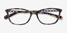 Coach HC6121 Gray Green Tortoise AcetateEyeglass Frames from EyeBuyDirect, Closed View