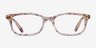 Coach HC6174 Pink Floral AcetateEyeglass Frames from EyeBuyDirect, Front View