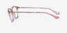 Coach HC6185 Transparent Blush AcetateEyeglass Frames from EyeBuyDirect, Side View