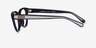 Coach HC6187 Shiny Black AcetateEyeglass Frames from EyeBuyDirect, Side View
