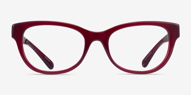 Coach HC6187 Milky Burgundy AcetateEyeglass Frames from EyeBuyDirect, Front View