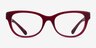 Coach HC6187 Milky Burgundy AcetateEyeglass Frames from EyeBuyDirect, Front View