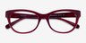 Coach HC6187 Milky Burgundy AcetateEyeglass Frames from EyeBuyDirect, Closed View
