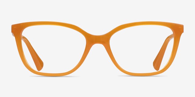 Ralph RA7110 Light Orange PlasticEyeglass Frames from EyeBuyDirect, Front View